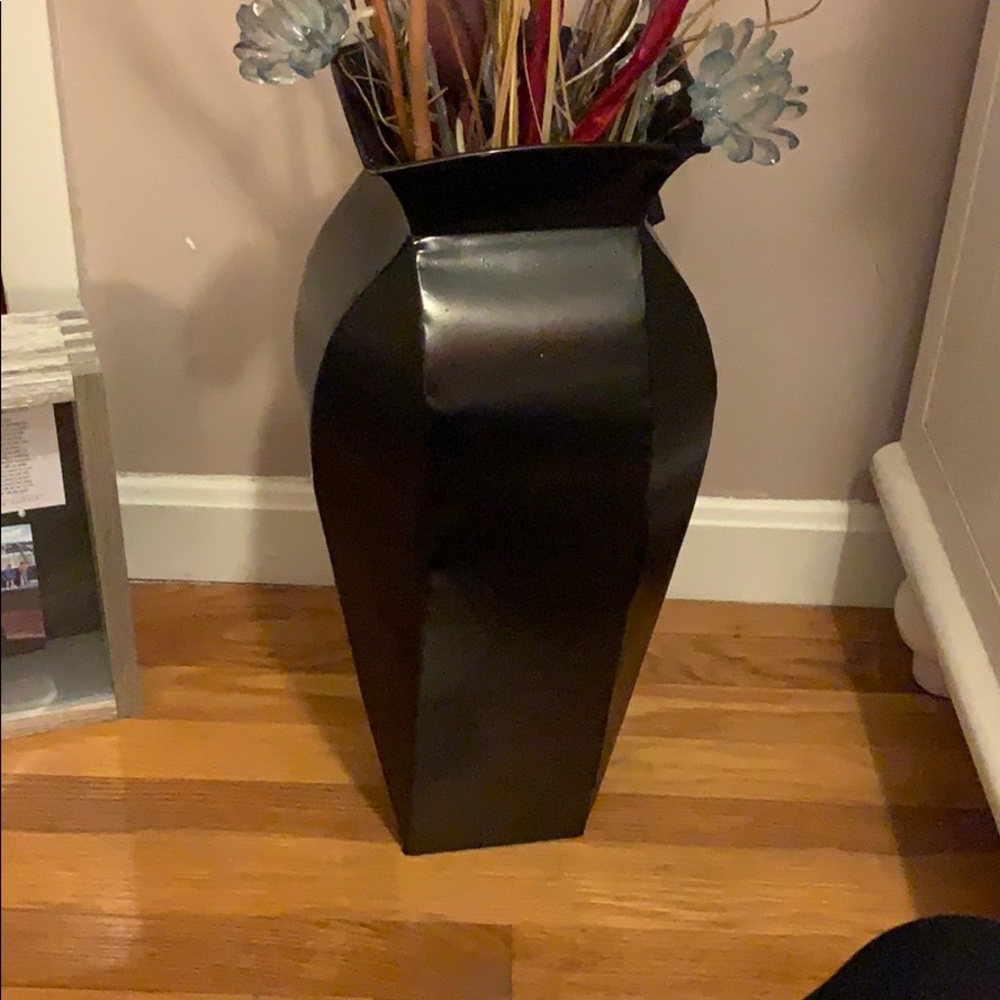 Large decorative standing floor vase